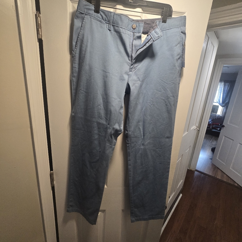 Nautica Classic Fit Clipper Pants in Light Blue
